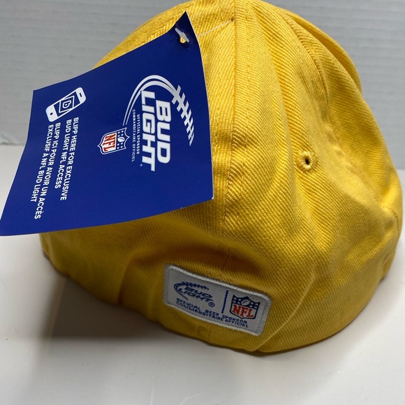 NWT Pittsburgh Steelers Ball Cap One Size NFL Sponsor Bud Light - Picture 3 of 4